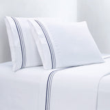 Border Embroidery 350TC Cotton Sateen Sheet Set