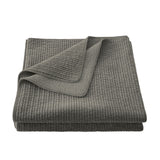 Stonewashed Cotton Velvet Quilt - Gray