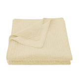 Stonewashed Cotton Velvet Quilt - Light Tan