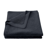 Stonewashed Cotton Velvet Quilt - Navy