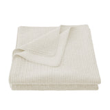 Stonewashed Cotton Velvet Quilt - Vintage White
