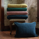 Stonewashed Cotton Velvet Quilt and Pillow from HiEnd Accents
