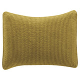 Stonewashed Cotton Quilted Velvet Pillow Sham, King
