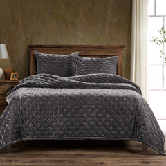Stella velvet in Dark Slate