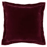 Stella Faux Silk Velvet Flanged Euro Sham