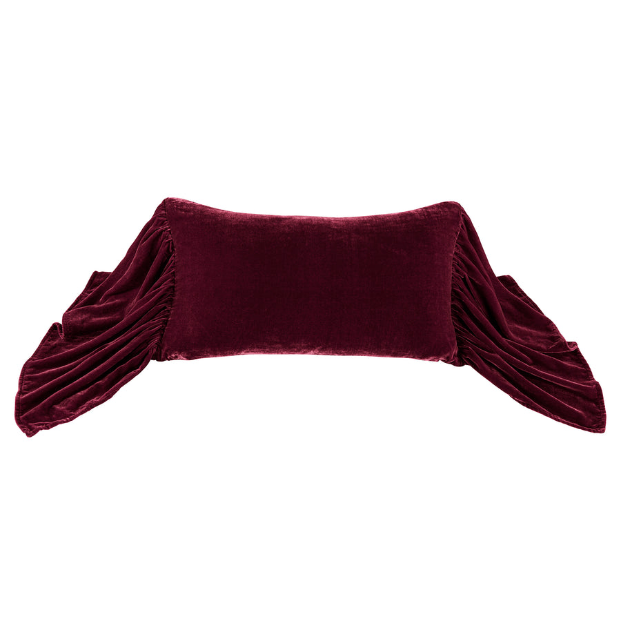 Stella faux silk velvet decorative pillow