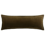 Stella Faux Silk Velvet Long Lumbar Pillow