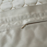 High Shine Satin Quatrefoil Quilt Pillow Sham Set