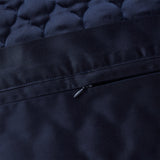 High Shine Satin Quatrefoil Quilt Pillow Sham Set