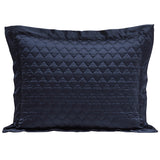 High Shine Satin Quatrefoil Quilt Pillow Sham Set