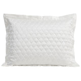 High Shine Satin Quatrefoil Quilt Pillow Sham Set