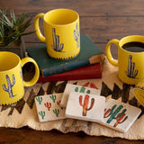 Cactus Coffee Mug and Coaster 8PC Set