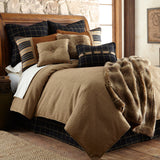 Windowpane Plaid Tailored Bed Skirt, King