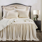 Luna Washed Linen Blend Bedspread Set