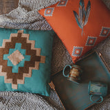 Aztec Indoor/Outdoor Pillow, 2 MOQ