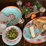 Western Motif Melamine Serving Platters, Set of 12, 2 MOQ