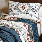 Spirit Valley Quilt Teal Swatch