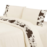 350TC Cowhide Sheet Set in Cream from HiEnd Accents