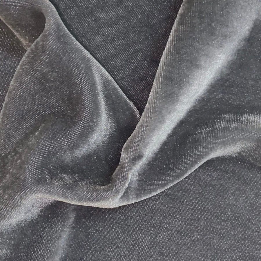 Stella faux silk velvet swatches