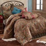 San Angelo Leopard Chenille Euro Sham with matching bedding set from HiEnd Accents
