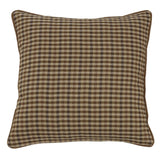 Clifton Woven Twill Plaid & Suede Reversible Euro Sham