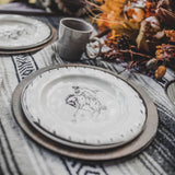 Ranch Life Melamine Dinner Plates, Set of 4