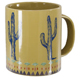 Saguaro Cactus Border Mug, Set of 4, 2 MOQ