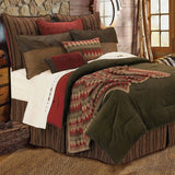 Wilderness Ridge Knitted Throw Blanket with matching bedding set from HiEnd Accents