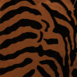Amara Zebra Burnout Faux Silk Velvet Lumbar Pillow