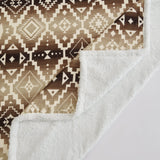 Chalet Aztec Campfire Sherpa Throw, 6 MOQ