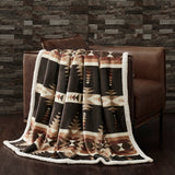 Yosemite Campfire Sherpa Throw, 6 MOQ