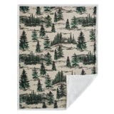 Joshua Campfire Sherpa Throw, 6 MOQ