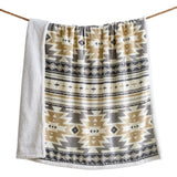 Desert Sage Campfire Sherpa Throw, 6 MOQ