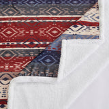 Home on the Range Aztec Campfire Sherpa Throw, 6 MOQ