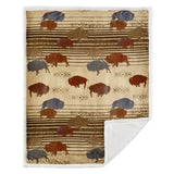 Home on the Range Campfire Sherpa Throw, 6 MOQ
