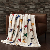 Wild Horses Campfire Sherpa Throw, 6 MOQ