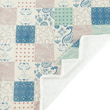 Patchwork Paisley Campfire Sherpa Throw, 6 MOQ