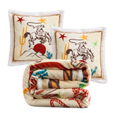 Western Adventure Campfire Sherpa Throw, 6 MOQ
