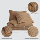 Clifton Woven Twill Plaid Bedding Set