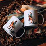 Ranch Life Bronco Mug, Set of 4, 2 MOQ