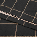 Windowpane Plaid Bedding Set