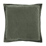 Stonewashed Cotton Canvas Euro Sham