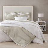 Stonewashed Cotton Waffle Weave Duvet Cover Set