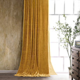 Stella Faux Silk Velvet Curtain