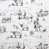 Ranch Life 200TC Cotton Percale Sheet Swatch