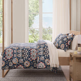Derby Washed Linen Blend Bedding Set