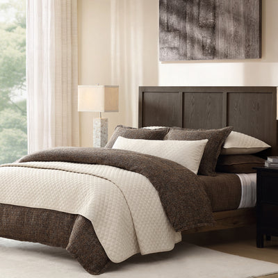 Farah Linen Blend Coverlet Set