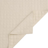 Beckett Washed Linen Blend Box Stitch Quilt Set