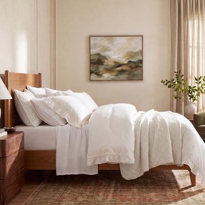 Lilianna Ruffled 100% Cotton Comforter Set