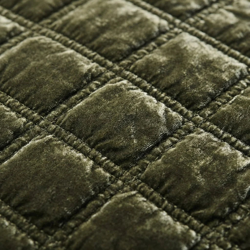 FAUX SILK VELVET fabric detail